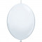 Balon Cony White, 12 inch (30 cm), Qualatex 64151