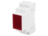 Carcasă pentru șină DIN 90x35x65mm polistiren gri