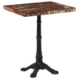Cumpara ieftin Masa de bistro, 60 x 60 x 76 cm, lemn masiv reciclat
