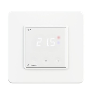 Termostat Smart Wi-Fi Terneo SX - 16A 3000VA, Geofencing, Control prin Aplicatie + Vocal (Google Home), pentru Incalzire Pardoseala foto