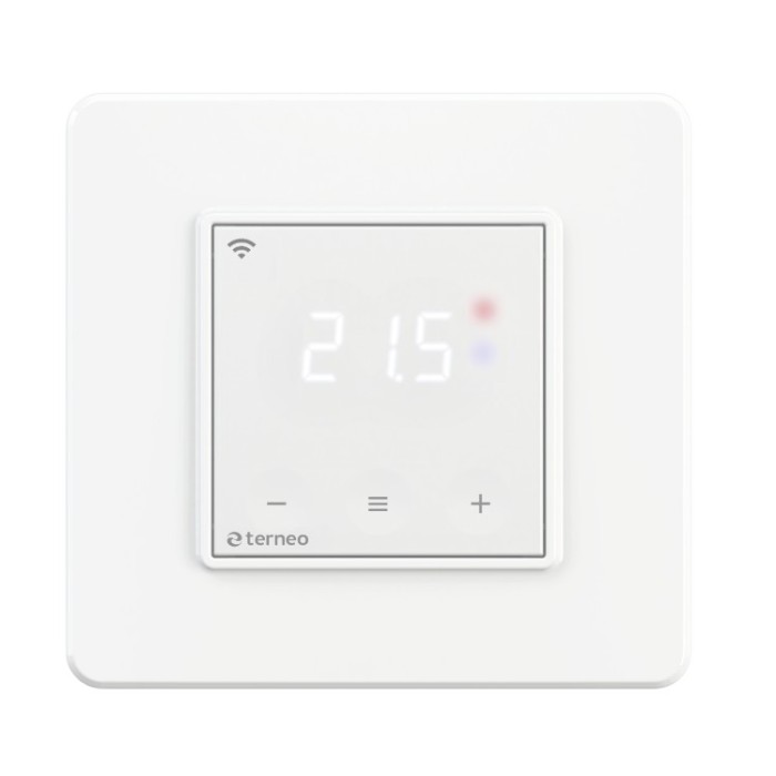 Termostat Smart Wi-Fi Terneo SX - 16A 3000VA, Geofencing, Control prin Aplicatie + Vocal (Google Home), pentru Incalzire Pardoseala