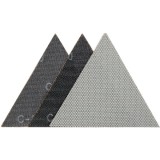 Yato YT-846153 - Plasa abraziva triunghiulara cu velcro 280 mm granulatie 180 3 bucati