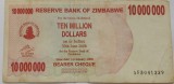 Zimbabwe , 10.000.000 dollars 2008