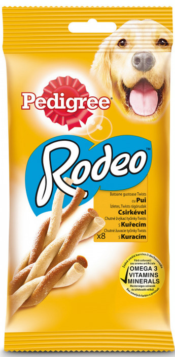 Pedigree Bat Recompensa Cu Pui Pentru Caini Rodeo 140G 14517087