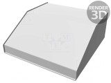 Carcasă desktop aluminiu 254x259x102mm