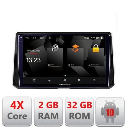 Navigatie Toyota Corolla/Auris 2018- 5230-388 Android Ecran 720P Quad Core 2+32 carplay android auto CarStore Technology