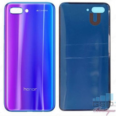 Capac Baterie Spate Huawei Honor 10 Cu Adeziv Sticker Albastru foto