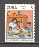 Cuba.1986 25 ani gradinitele de copii SC.676