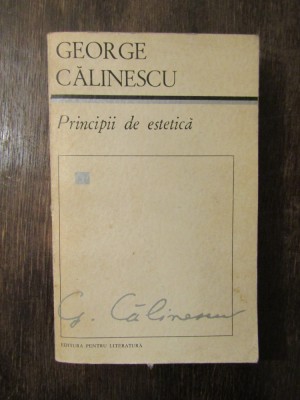 PAGINI DE ESTETICA -GEORGE CALINESCU foto