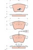 TRW GDB1721 COTEC set placute frana,frana disc