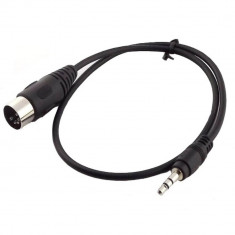 Cablu Jack 3.5 Stereo Tata - DIN 5 Pini Tata, 1.5m Lungime - Aparate Hifi Vechi