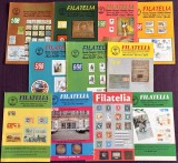 Romania 1998 - Lot 11 reviste filatelice romanesti FILATELIA / An XLVII complet
