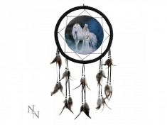 Dreamcatcher zana si unicorn Gardianul Luminii - 33 cm foto