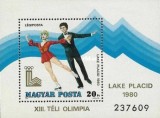 Ungaria 1979 - J.O.Lake Placid, colita neuzata