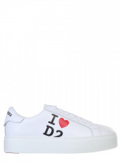 Adidasi dama Dsquared2 SNEAKERS WITH LOGO SNW0008 015032101062 Alb foto