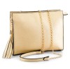Geanta dama Oriflame Golden Gold Collection, 25x19.5x5.5 cm, curea detasabila, buzunar interior, fermoar