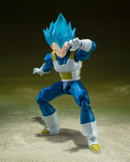 Dragon Ball Super S.H. Figuarts Action Figure Super Saiyan God Super Saiyan Vegeta -Unwavering Saiyan Pride- 14 cm foto