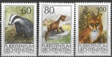 C3621 - Liechtenstein 1993 - Fauna 3v.nestampilate MNH