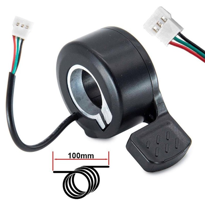 Accelerație universală pentru trotineta electrică, negru, cu polarizare inversată, Smartgyro Baggio | Motorevolution