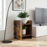 vidaXL Suport pentru plante 2 pcs Stejar Afumat 30 x 30 x 40 cm 899619