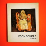 1968 Egon Schiele Gemalde Works catalog album arta carte 2 expozitii Viena Wien Museum Albertina germana