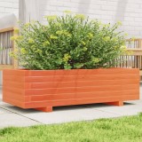 Jardiniera gradina, maro ceruit, 90x40x26,5 cm, lemn masiv pin GartenMobel Dekor, vidaXL