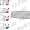 Segment reparatie aripa spate MERCEDES SPRINTER, 07.2006-06.2018, VW CRAFTER (2E), 12.2005-04.2017, dreapta, metal galvanizat; in spatele rotii; lung