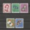 Fluturi Pro Juventute Sc. B207-211 (Scott) Elvetia 1951