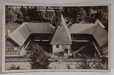 CASA SI MUZEUL LUI AVRAM IANCU , VIDRA DE SUS , FOTOGRAFIE TIP CARTE POSTALA , ANII &amp;#039;30 foto