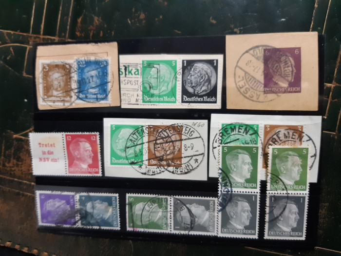 Lot Deutsches Reich fragmente postale