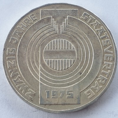 Austria 100 schilling 1975 argint foto