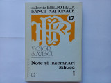 VICTOR SLAVESCU - NOTE SI INSEMNARI ZILNICE, VOL. I, OCTOMBR. 1923 - 1 IAN.1938