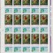 ✅RO 1973 , LP 834 ,&quot; Ziua marcii postale romanesti&quot; , serie in coala de 15 serii + viniete AFR ,MNH
