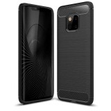 Husa HUAWEI Mate 20 Pro - Luxury Carbon TSS, Negru