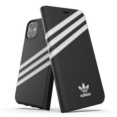 Husa Book Adidas OR pentru iPhone 12 Mini White-Black foto