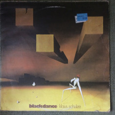 klaus schulze black dance disc vinyl lp muzica rock electronic virgin rec france