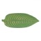 Suport Potpourri Lemn, Frunza Verde Brushed, Detalii Aurii, 45x18cm