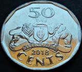 Cumpara ieftin Moneda exotica 50 CENTI - Republica ESWATINI, anul 2018 * cod 5054 = UNC