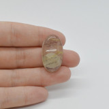 Cabochon cuart rutilat 28x16x8mm c98