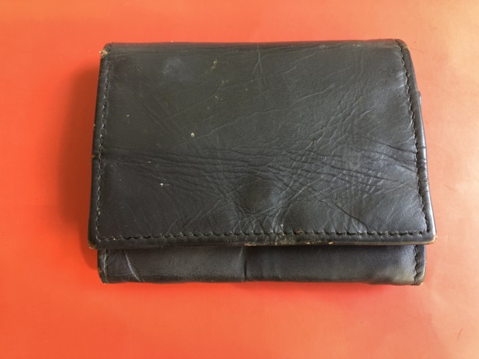 PORTOFEL UNISEX DIN PIELE BLEUMARIN