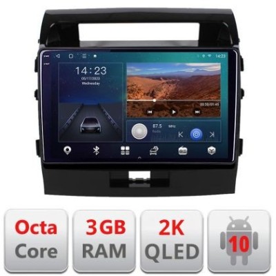 Navigatie Toyota LandCruiser 2008-2015 B-381 Android Ecran 2K QLED octa core 3+32 carplay android auto KIT-381+EDT-E310V3-2K CarStore Technology foto