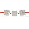 Bratara Argint 925 cu Snur Letitia Atcom, Argintiu, Fara Pietre, 28mm, Damă. Cadou Valentine&#039;s Day, Craciun, 8 Martie
