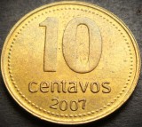 Cumpara ieftin Moneda 10 CENTAVOS - ARGENTINA, anul 2007 *cod 3582 = A.UNC