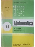 Ion D. Ion - Matematica - Algebra - Manual pentru clasa a XII-a (Editia: 1996)
