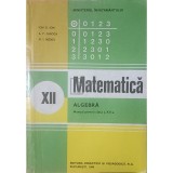 Ion D. Ion - Matematica - Algebra - Manual pentru clasa a XII-a (Editia: 1996)