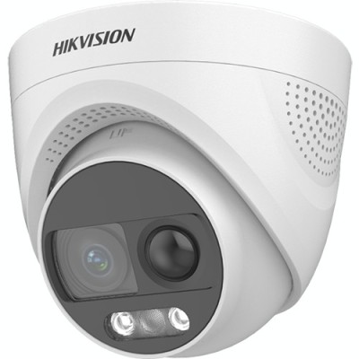 Camera supraveghere ColorVu Analogica, 4K cu PIR 11 m, lentila 2.8mm, WL 20 m, Audio, Alarma, IP67 - HIKVISION DS-2CE72UF3T-PIRXO-2.8mm SafetyGuard Su foto