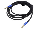Cablu Jack 3,5mm 4pin 1,5m Negru