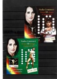 ROMANIA 2016 - NADIA COMANECI, PRIMUL 10, SET 2 COLITE (VEZI DESCRIEREA) - LP 2113