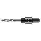 Adaptor cu burghiu de ghidaj pentru freze bi-metal 14-30 mm, Hex, Graphite