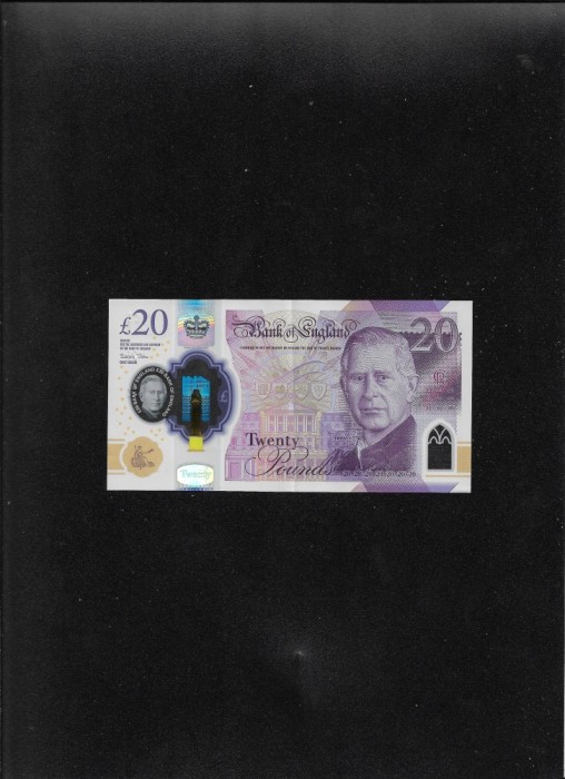 Marea Britanie Anglia 20 pounds 2023 seria476728